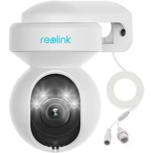 Reolink 5MP PTZ Caméra Surveillance WiFi Extérieure Zoom Optique 3X Suivi Automatique Détection Humaine Vision Nocturne en Couleur 2,4GHz 5GHz Audio Bidirectionnel, Cloud, E1 Outdoor (Recond