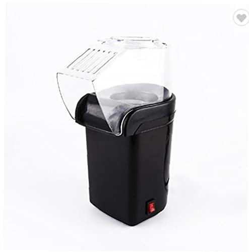 Popcorn Maker, Home Popcorn Machine Gezonde olievrije heteluchtpopcorn machine voor kinderen, zwart (met Britse adapter) - Image 6