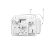 TourBox Elite Plus、iPad左手デバイス Bluetooth 片手デバイスとして創作をスマートに操る統合型コントローラー 動画編集・写真編集・イラスト制作に最適 触覚フィードバック搭載 Procreate Photoshop Lightroom DaVinci Resolve Mac/Windows/Android対応 ケーブル＆キャリーバッグ付き（フロストホワイト）