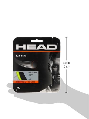 Tennissaiten Head Lynx Set Tennis-Saite, gelb, 1,25 mm / 17 g