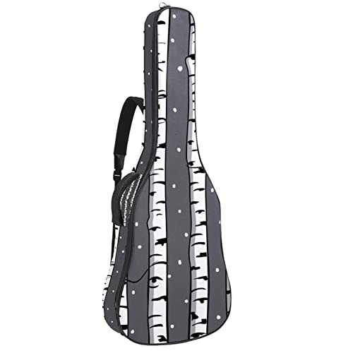 Housse sac à dos guitare acoustique imperméable 42.9 pouces alpaga