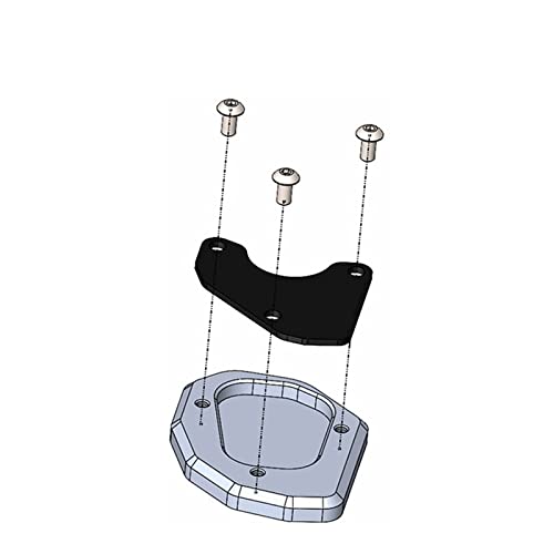 Béquille Trident 660 évite la chute de moto à l'arrêt