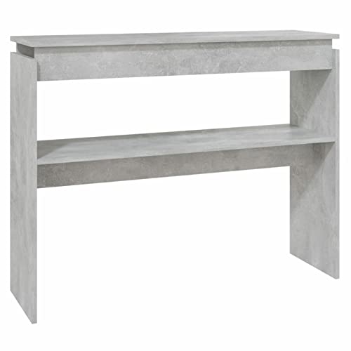 Mesa de recibidor moderna en gris hormigón ideal para detrás del sofá 3