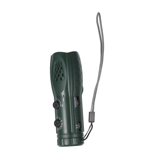 Lampe torche pour camping et randonnée avec radio et alarme SOS portable
