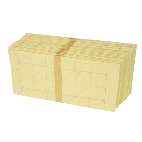 Papel de arroz para caligrafía principiantes JEWEDECO hojas con guía de trazo