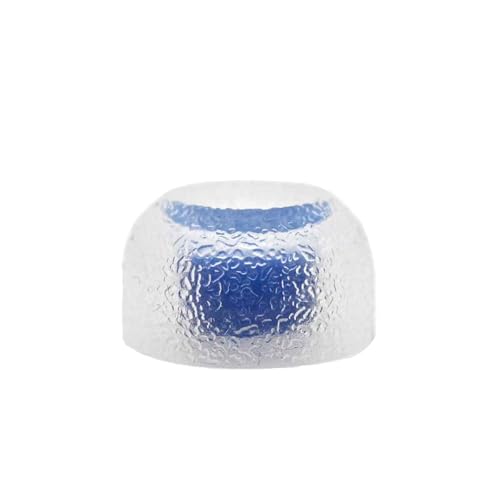 Image of TANGZU Tang Sancai Wide Bore Eartips, Silicone in-Ear Monitor Ear Plugs for in-Ear Earphone, Replacement Earbuds Tips, IEM Eartips, Blue, L, 3 Pairs