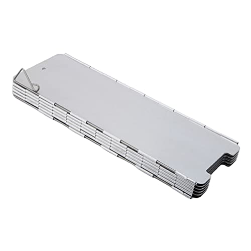TOYANDONA 1 Juego Cortavientos de Aluminio Camping y Barbacoa Pantalla Estufas de Gas y Eficiencia y Reduce el Consumo de Actividades