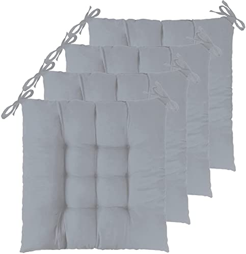 Sillas Cocina Pack 2 Unidades Cojines para Silla, 40X40 CM, Relleno de Algodón, Ideal para la Decoración de Cocina y Sala, Fabricado en...