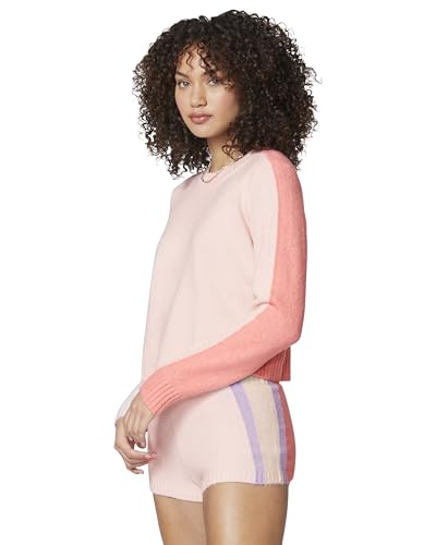 Image of Florence by Mills Women's Bright Like Color Tipped Pullover Sweater