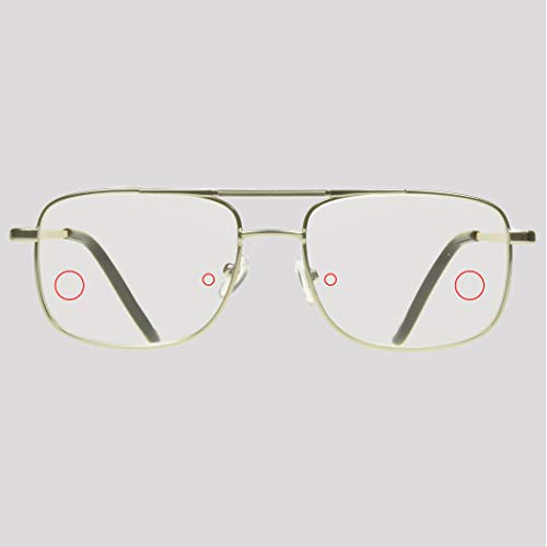 Image of proSPORT Multifocal Progressive 3 Magnifications in 1 Lens No Line Computer Gaming Reading Glasses for Men & Women