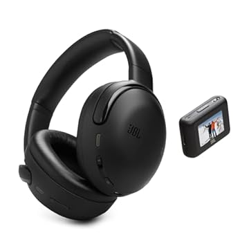 JBL, Fone de Ouvido Bluetooth, Tour One M3 Smart TX, Over Ear, Sem Fio, Com Transmissor de Áudio, Cancelamento de Ruído, Bateria de até 70h, Som JBL Pro - Preto