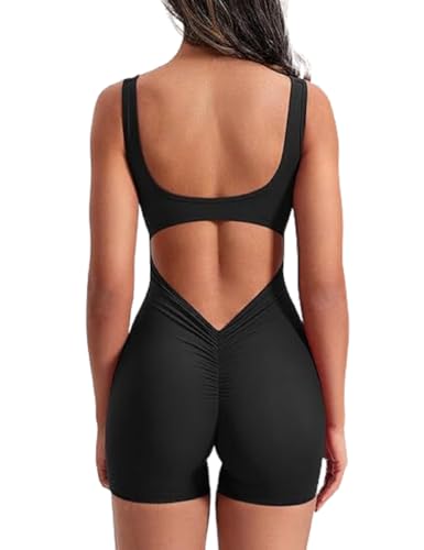 🌟✨ Design elegante e alla moda: esalta il tuo guardaroba estivo con questa elegante tuta tinta unita. Il design aderente e senza schienale aggiunge un tocco sexy e moderno, rendendolo perfetto per uscite informali, allenamenti o per rilassarsi a bordo piscina.