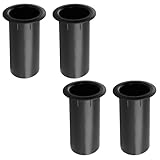 T Tulead 4.72'x2.68' Speaker Port Tubes ABS Speaker Cabinet Port Tube Black Bass Air Ports 2-Inch Installation...