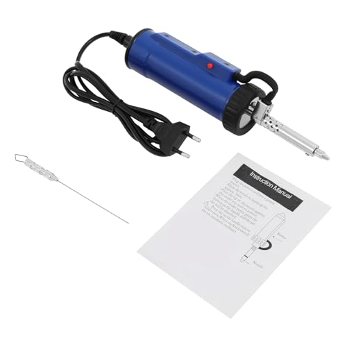 Entlötpumpe Elektrisch 350W Entlötkolben 9cm Gesamtlänge von Heizelement und Düse Desoldering Pump Entlötpistole Entlötsaugpumpe mit 3 Ansaugdüsen