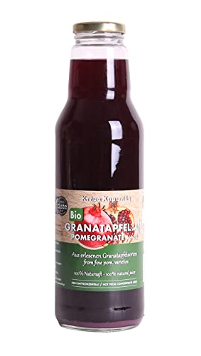6x 750 ml Bio Granatapfelsaft aus Griechenland Griechischer Granatapfel Direktsaft Muttsaft ohne Zucker
