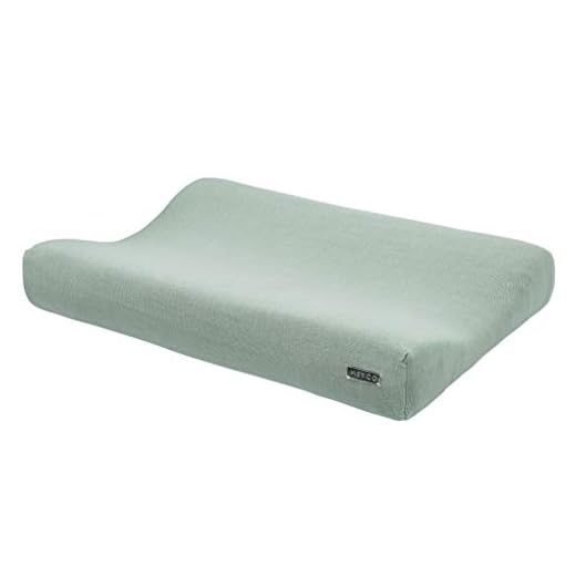 Meyco 2763022 2-kil skötbädd överdrag stickad sten grön 45 x 70 cm flerfärgad