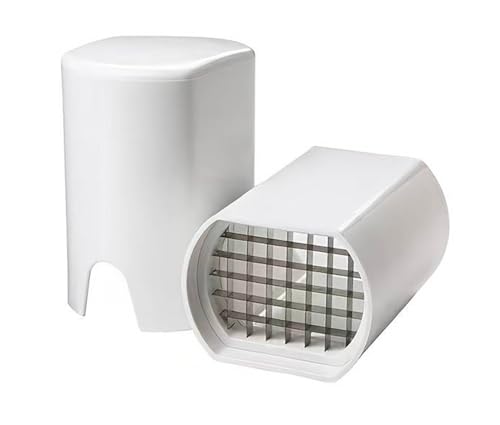 Coupe Frite / Légumes Avec Grilles de Coupe - Coloris Aléatoire (11 x 15 x 9 cm)