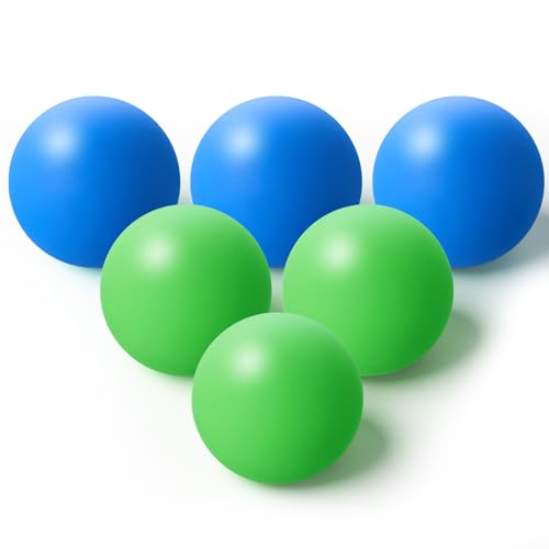 Image of Jenaai 6 Pack Arcade Ball Roll and Score Replacement Balls 2.48 Inch for Family Recreation Rooms, Ladder Toss, Outdoor Yard Replacement Balls for Arcade Ball Toss, Home Recreation Game