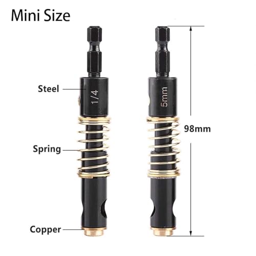 Broca de bisagra para carpintería 1/4 y 5 mm miniatura 6