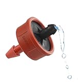 60PCS 1 GPH Pressure Compensating Drip Irrigation Spot Watering Drippers/Emitters, Self-Cleaning Constant Flow Drip Irrigation Emitters Heads Irrigation Drippers Parts for Drip Irrigation System