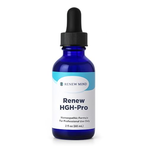 Renew HGH Pro Professional Grade Homeopathic HGH Drops | Natural Support for Energy Muscle Recovery Focus & Healthy Aging | Liquid Formula for Men & Women | 2 fl oz 30-Day Supply