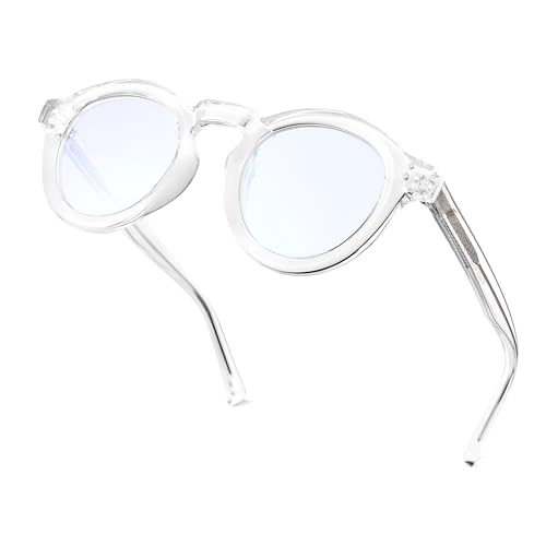 Image of Blue Light Blocking Glasses for Women Men, Square Thick Frame Anti Eyestrain & UV Glare JF6218