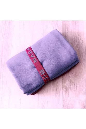 Decathlon Nabaiji Swimming Microfiber Pool Towel Size L 80 x 130 cm - Light Purple Camping and Outdoor Blanket, Extra Large, Multi-Use Travel Towel for Camping, Hiking, Fishing, Biking and Climbing
