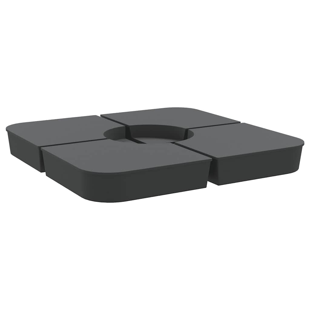Questo Supporto Rettangolare per ombrellone, con Base in Acciaio Bianco per Pali di Diametro 32/38/48 mm e Portata Massima di 25 kg, è Ideale per Esterni, Patio, Giardino e Balcone.