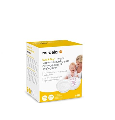 Absorvente Descartável Para Seios Ultra Fino Medela - 60 Unidades