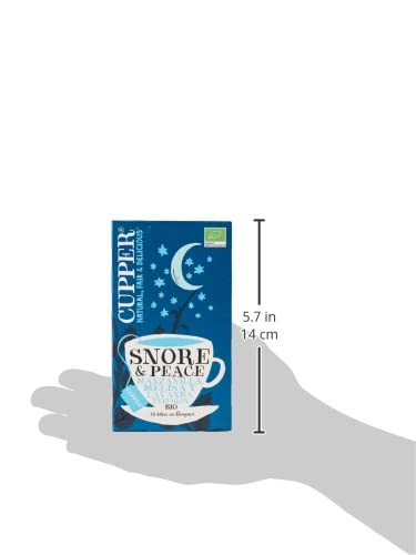 Cupper Infusión Ecológica Snore&Peace, 20 Bolsitas - Imagen 8