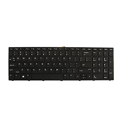 New Keyboard Compatible with HP Probook 450 G5   455 G5   470 G5 L01028-001 with Backlit Frame US Black