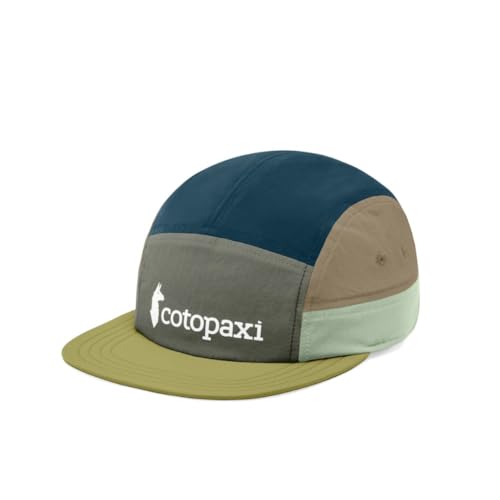 Cotopaxi Tech 5-Panel Hat Fatigue and Lemongrass