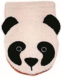Image of Furnis Organic Cotton, Washcloth Mitt Panda Bear Puppet, Child Size