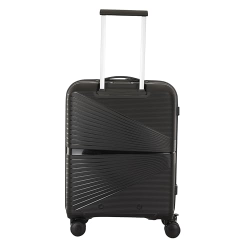 Image of American Tourister AIRCONIC2.0 SP 55 cm Small Cabin Polypropylene (PP) Hard 8 Wheels Spinner Luggage /Suitcase /Trolley Bag for Travel (Black)