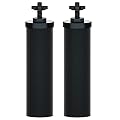 Purewell PF-2 Black 2-Stage Purification Elements, Replacement Filters for ProOne® and Berkey® Filters, ProOne® Big+ or Berkey® Big+ Gravity Water Filter System and Purewell System (2 Pack, K Series)