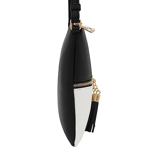 Image of DELUXITY Lightweight Medium Crossbody Bag with Tassel