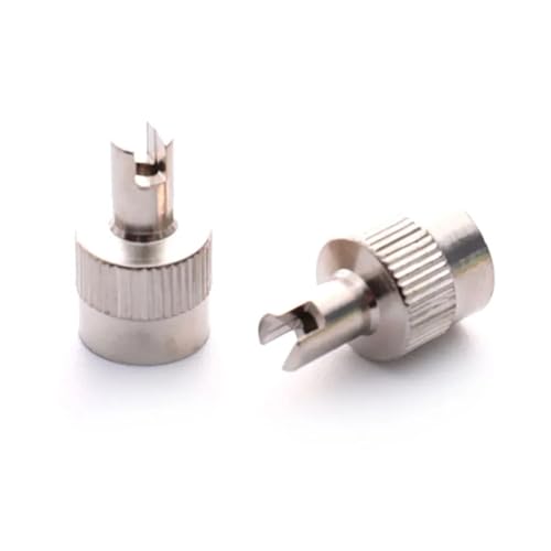 Tapa de válvula para bicicleta 8 piezas 16 x 8.5mm herramienta para neumáticos de coche con destornillador de núcleo, tapa adaptadora para válvula de auto, motocicleta y bicicleta miniatura 5