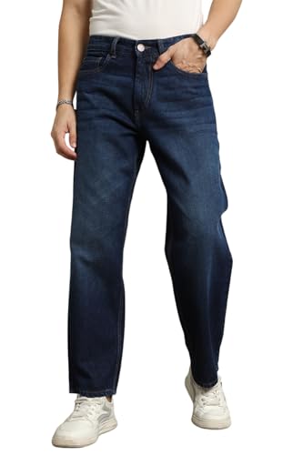 Image of HIGH Star Men's Regular Fit Mid Rise Jeans
