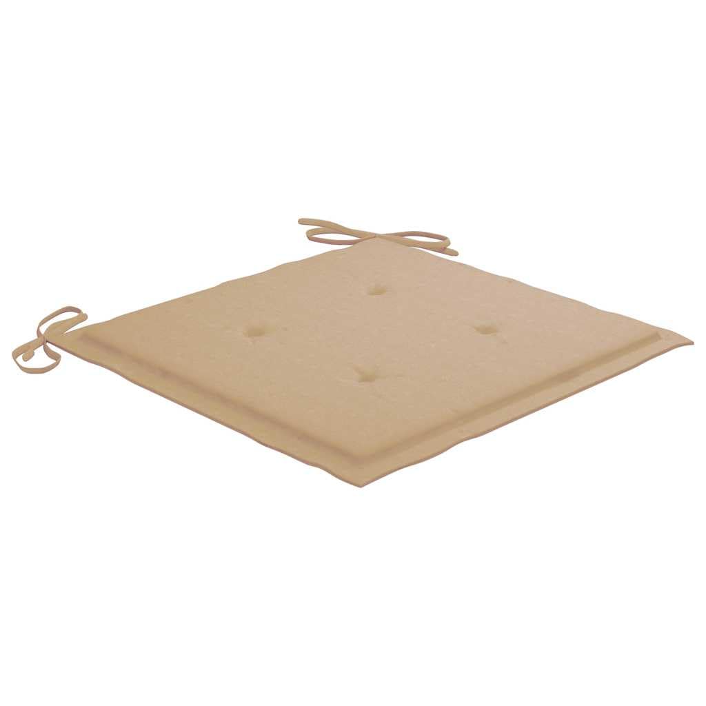 Sedie da Giardino 2 pz con Cuscini in Legno Massello di Teak, Mobili,Mobili da Giardino,Mobili e sedie da Giardino,Sedie da Giardino, 16.64kg-3062919