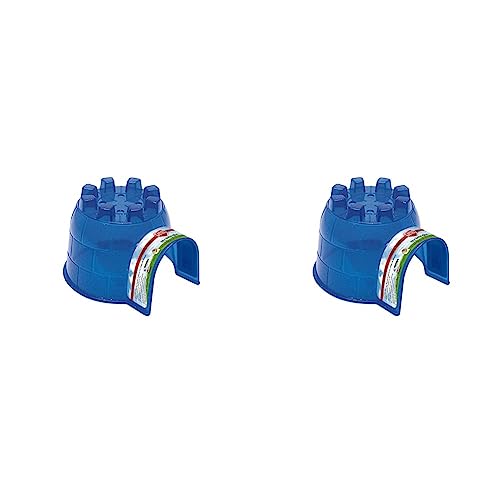 Kaytee Igloo Habitat Hideout for Pet Dwarf Hamsters, Mice, and Other Small Animals, Itty Bitty (Pack of 2)