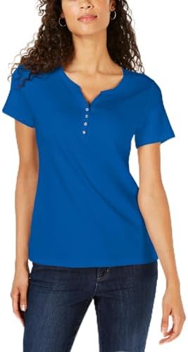 Short Sleeve Henley Top