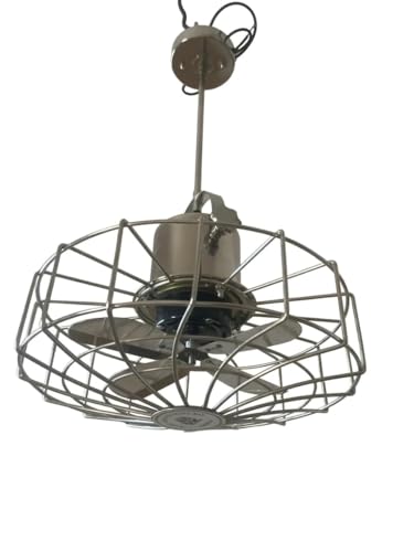 Image of Nautical Industrial Ceiling Fan Wall Mount Pedestal Electric Fan Vintage Style Chrome Finish Modern Home Decor Accent Bedroom Office Kitchen Cafe Restaurant Farmhouse Elegant Display Fan