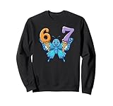 67 Papillon Bleu Six Sept coulure de crème glacée drôle. Cet article est un excellent ajout à votre tenue pour les adolescents, les enfants, les garçons, les filles, les hommes et les femmes. Tendance mème amusante aux couleurs vives.