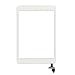 Produktbild Dazone für iPad Mini 1 2 Touchscreen Digitizer Ersatz Glas Display Bildschirm mit IC Chip Home Button und Werkzeug (Weiß)