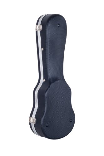 Crossrock, 0-String Soprano Ukulele, Super Leggero Abs Modellato Custodia Rigida In Nero, (CRA860SUBK) - 3