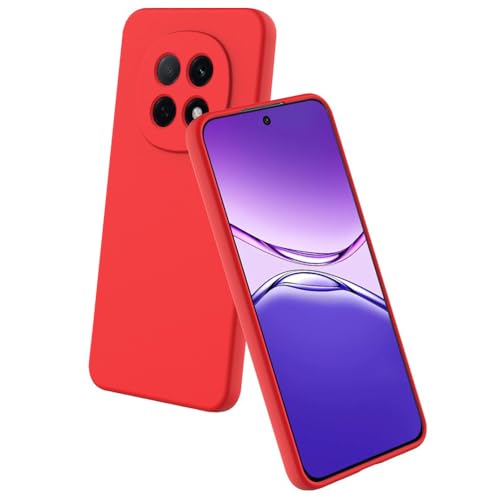 Image of Back Cover for Oppo F29 5G / F29 Pro 5G | Full Camera Protection | Premium Liquid Silicon Case | Flexible Bumper Case for Oppo F29 5G / F29 Pro 5G (Red)