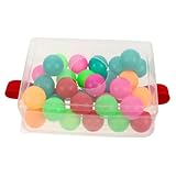 MAGICLULU Elektrisches Hüftschüttel Tennis mit Bunten Bällen für Indoor Outdoor Events Interaktives Familienspiel Teambildende Sportparty Fördert Reaktion und Koordination