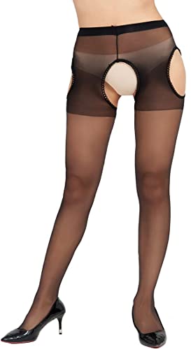 Image of High Waist Sexy Pantyhose Women's Sheer Garter Belt Stockings Suspender Tights