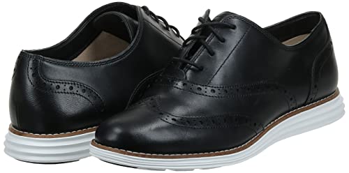 Cole Haan Women's Originalgrand Wingtip Oxford, Black/Optic White, 9 #TOP7