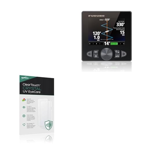 BoxWave Screen Protector Compatible With Furuno NAVPILOT 711C - ClearTouch Crystal Anti-UV EyeCare (2-Pack), Filters out Harmful Blue Light Reduce Fatigue